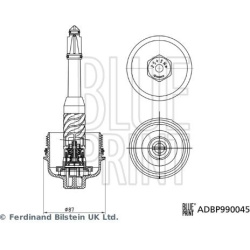 BLUE PRINT                                                ADBP990045, BLUE PRINT, ADBP990045, auto detalė