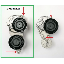 Įtempėjas diržo
                                SKF                                                VKM36222, SKF, VKM36222