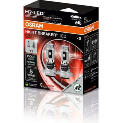 OSRAM lemputės H7-LEDriving NIGHT BREAKER SPEED 450% 2vnt
                                OSRAM                             