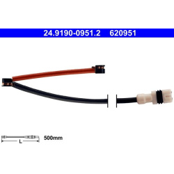 įspėjimo kontaktas, stabdžių trinkelių susidėvėjimas
                                ATE                              