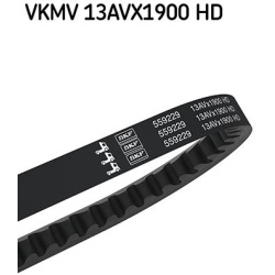 V formos diržas
                                SKF                                                VKMV13AVX1900HD, SKF, VKM
