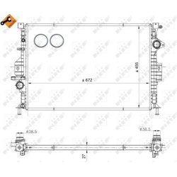 Aušinimo radiatorius
                                NRF                                                53811, NRF, 53811, a