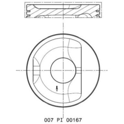 stūmoklis
                                MAHLE                                                007PI00167000, MAHLE, 007PI00