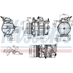 kompresorius, oro kondicionierius ** FIRST FIT **
                                NISSENS                                    