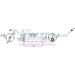 džiovintuvas, oro kondicionierius
                                NISSENS                                95529, NISSENS, 955