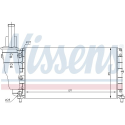 Aušinimo radiatorius
NISSENS 61858, NISSENS,