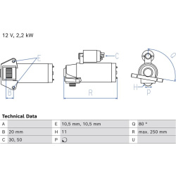 Starteris
                                BOSCH                                                0986027320, BOSCH, 0986027320,