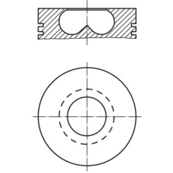 stūmoklis
                                MAHLE                                                007 97 01, MAHLE, 0079701, au
