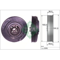 skriemulys, alkūninis velenas
                                INA                                                544000210, 