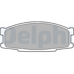 stabdžių trinkelių rinkinys, diskinis stabdys
                                DELPHI                                      