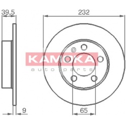 stabdžių diskas (1vnt)
                                KAMOKA                                                1036068, KAMOK