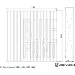 filtras, salono oras
                                BLUE PRINT                                ADBP250034, BLUE PRINT, ADBP25
