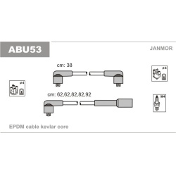 uždegimo laido komplektas
                                JANMOR                                ABU53, JANMOR, ABU53, auto d