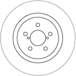 stabdžių diskas (1vnt)
                                TRW                                                DF4640, TRW, DF46