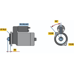 Starteris
                                BOSCH                                0001121024, BOSCH, 0001121024, auto detalė