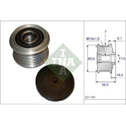 laisvos eigos sankaba, kint. sr. generatorius
                                Schaeffler INA                                 