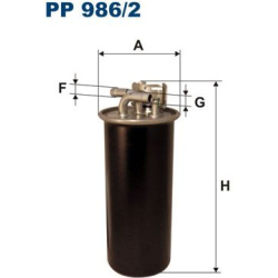 kuro filtras
                                FILTRON                                PP986/2, Nenurodytas gamintojas, PP9862, 