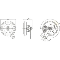 garsinis signalas
                                BOSCH                                0320043032, BOSCH, 0320043032, auto de