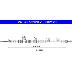 trosas, stovėjimo stabdys
                                ATE                                                24.3727-2120.2,