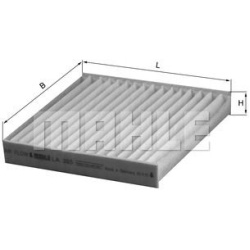 Filtras salono
                                MAHLE                                                LA395, MAHLE, LA395, auto