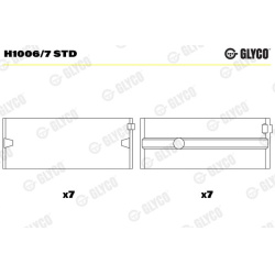 Alkūninio veleno indėklas
                                GLYCO                                                H1006/7 STD,