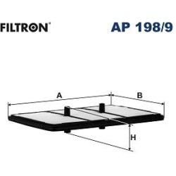 oro filtras
                                FILTRON                                                AP 198/9, Nenurodytas gami