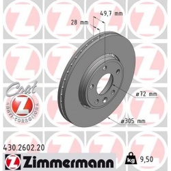 stabdžių diskas (1vnt) COAT Z
                                ZIMMERMANN                                                430