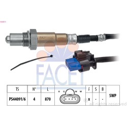 lambda jutiklis Made in Italy - OE Equivalent
                                FACET                                10.8511, F