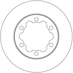 stabdžių diskas (1vnt) TRW SINGLE
                                                DF6973S, TRW, DF6973S, auto detalė