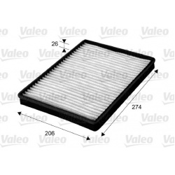 Filtras, salono oras VALEO ESSENTIAL
                                                715654, VALEO, 715654, auto detalė