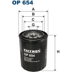 alyvos filtras
                                FILTRON                                                OP654, Nenurodytas gami