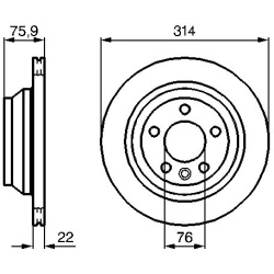 stabdžių diskas (1vnt)
                                BOSCH                                0986479B72, BOSCH, 0986479B72, 