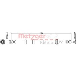stabdžių žarnelė
                                METZGER                                                4111468, Nenurody