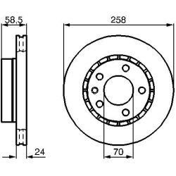 stabdžių diskas (1vnt)
                                BOSCH                                0986478265, BOSCH, 0986478265, 