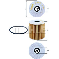 Filtras tepalo
                                MAHLE                                                OX339/2D, MAHLE, OX3392D,