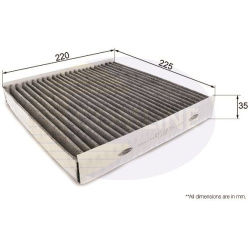 Filtras salono
                                COMLINE                                                EKF193A, COMLINE, EKF19