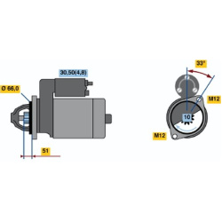 Starteris
                                BOSCH                                0001108405, BOSCH, 0001108405, auto detalė