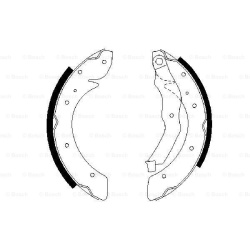 stabdžių trinkelių komplektas
                                BOSCH                                                0986487