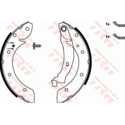 stabdžių trinkelių komplektas
                                TRW                                                GS8620, T