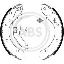 stabdžių trinkelių komplektas
                                A.B.S.                                                8894, 
