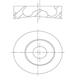 stūmoklis
                                MAHLE                                                009 55 00, MAHLE, 0095500, au