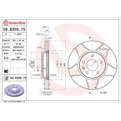 stabdžių diskas (1vnt) XTRA LINE - Max
                                BREMBO                                              