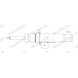 amortizatorius MONROE ORIGINAL (Gas Technology)
                                                G9605, MONROE, G9605, auto de