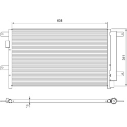kondensatorius, oro kondicionierius NEW PART
                                VALEO                                           
