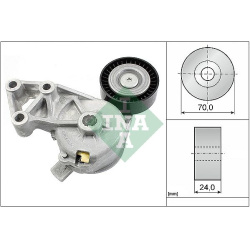 Įtempėjas diržo
                                INA                                534013230, INA, 534013230, auto detalė