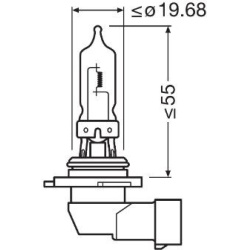 lemputė, priekinis žibintas ORIGINAL
                                ams-OSRAM                                9005, Nenurod