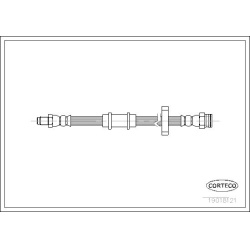 stabdžių žarnelė
                                CORTECO                                                19018121, CORTECO