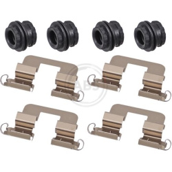 priedų komplektas, diskinių stabdžių trinkelės
                                A.B.S.                                   