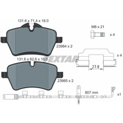 TEXTAR                                                2398407, TEXTAR, 2398407, auto detalė