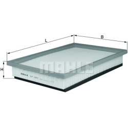 Filtras oro
                                MAHLE                                                LX1000, MAHLE, LX1000, auto 